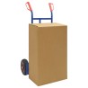 Chariot à main extensible Bleu et Rouge 57 x 46 x 113 cm Acier 535449535449