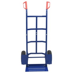 Chariot à main extensible Bleu et Rouge 57 x 46 x 113 cm Acier 535449535449