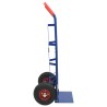 Chariot à main extensible Bleu et Rouge 57 x 46 x 113 cm Acier 535449535449