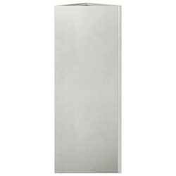 Jardinière triangulaire 30x26x75 cm acier inoxydable 535450535450