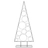 Arbre de Noël en métal pour décoration noir 150 cm 535452535452