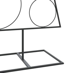 Arbre de Noël en métal pour décoration noir 150 cm 535452535452