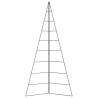 Arbre de Noël en métal pour décoration noir 210 cm 535453535453