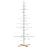 Arbre de Noël en métal avec base en bois noir 210 cm 535454535454