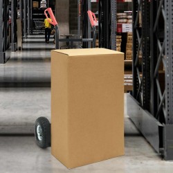 Chariot à main extensible Noir et Rouge 57 x 46 x 113 cm Acier 535457535457