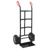 Chariot à main extensible Noir et Rouge 57 x 46 x 113 cm Acier 535457535457