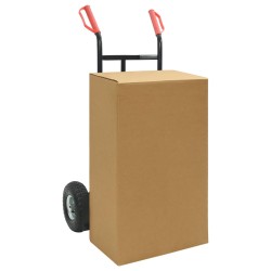 Chariot à main extensible Noir et Rouge 57 x 46 x 113 cm Acier 535457535457