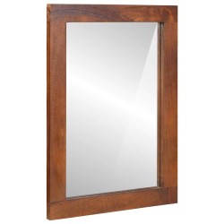 Miroir Rectangulaire Marron et Argent 50 x 2,5 x 70 cm 535459535459