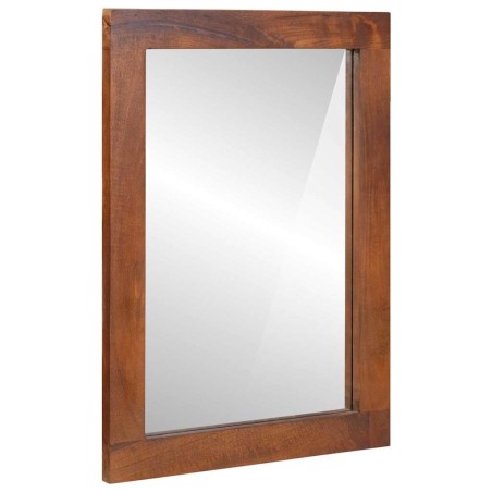 Miroir Rectangulaire Marron et Argent 50 x 2,5 x 70 cm 535459535459