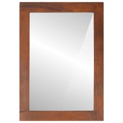 Miroir Rectangulaire Marron et Argent 50 x 2,5 x 70 cm 535459535459