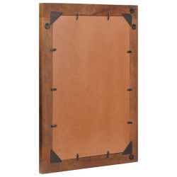 Miroir Rectangulaire Marron et Argent 50 x 2,5 x 70 cm 535459535459