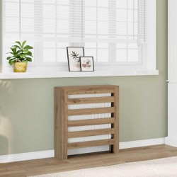 Cache-radiateur chêne artisanal 78x20x82 cm bois d'ingénierie 535468535468
