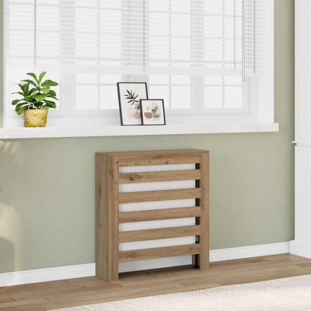Cache-radiateur chêne artisanal 78x20x82 cm bois d'ingénierie 535468535468
