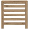 Cache-radiateur chêne artisanal 78x20x82 cm bois d'ingénierie 535468535468