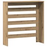 Cache-radiateur chêne artisanal 78x20x82 cm bois d'ingénierie 535468535468