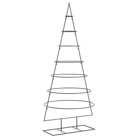 Arbre de Noël en métal pour décoration noir 180 cm 535473535473