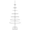 Arbre de Noël en métal pour décoration noir 210 cm 535474535474