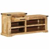 banc avec tiroir Marron 110 x 35 x 50 cm Manguier brut 535475535475