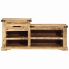 banc avec tiroir Marron 110 x 35 x 50 cm Manguier brut 535475535475