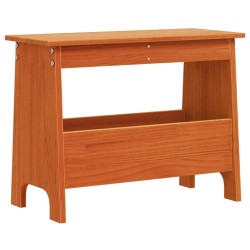 Banc d'entrée cire marron 60x28x45 cm bois de pin massif 535477535477