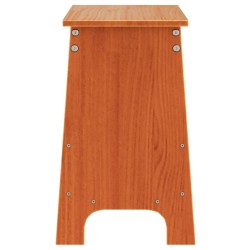 Banc d'entrée cire marron 60x28x45 cm bois de pin massif 535477535477