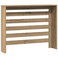 Cache-radiateur chêne artisanal 104x20x82 cm bois d'ingénierie 535478535478