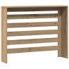 Cache-radiateur chêne artisanal 104x20x82 cm bois d'ingénierie 535478535478