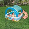 Bestway Piscine de jeu avec auvent bleu 140x140x114 cm 52192 535481535481