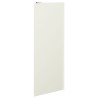 Jardinière blanc triangulaire 30x26x75 cm acier 535482535482