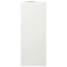 Jardinière blanc triangulaire 30x26x75 cm acier 535482535482