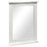Miroir VIGO Blanc antique 55,5 x 5 x 70 cm Bois de pin massif 535485535485