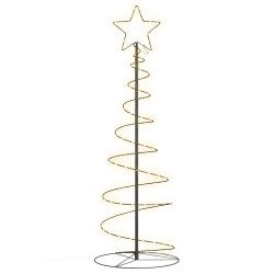 Sapin de Noël à LED 100 LED blanc chaud 150 cm 535488535488