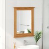 Miroir VIGO Marron miel 55,5 x 5 x 70 cm Bois de pin massif 535493535493
