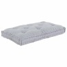 Coussin de canapé sur palette Gris 120 x 80 x 12 cm Tissu 535494535494
