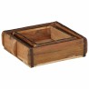 Plateau 2 pcs Marron 29 x 31 x 10 cm Bois Recyclé Solide 535495535495