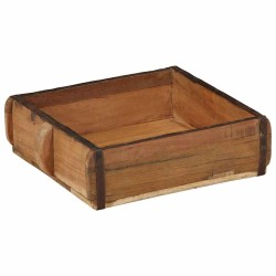 Plateau 2 pcs Marron 29 x 31 x 10 cm Bois Recyclé Solide 535495535495
