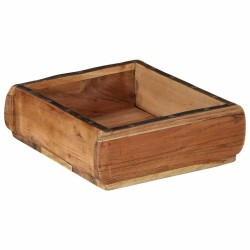 Plateau 2 pcs Marron 29 x 31 x 10 cm Bois Recyclé Solide 535495535495