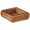 Plateau 2 pcs Marron 29 x 31 x 10 cm Bois Recyclé Solide 535495535495