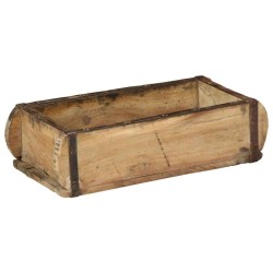 Plateau 4 pcs Marron 30 x 15 x 9 cm Bois Recyclé Solide 535496535496