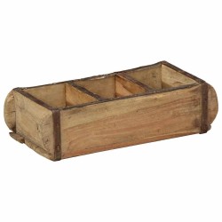 Plateau 4 pcs Marron 30 x 14 x 9 cm Bois Recyclé Solide 535497535497
