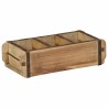 Plateau 4 pcs Marron 30 x 14 x 9 cm Bois Recyclé Solide 535497535497