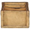 Plateau 4 pcs Marron 30 x 14 x 9 cm Bois Recyclé Solide 535497535497