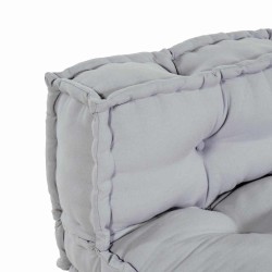 Coussin de canapé sur palette 2 pcs Gris 120 x 80 x 38 cm Tissu 535498535498