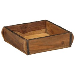 Plateau Marron 29 x 31 x 10 cm Bois Recyclé Solide 535499535499