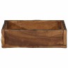Plateau Marron 29 x 31 x 10 cm Bois Recyclé Solide 535499535499