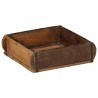 Plateau 4 pcs Marron 29 x 31 x 10 cm Bois Recyclé Solide 535501535501