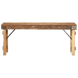 banc Naturel 110 x 35 x 46 cm Bois ancien récupéré 535502535502