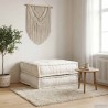 Canapé modulaire crème 70x70x36 tissu 535505535505