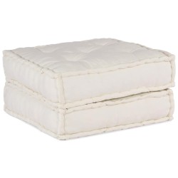 Canapé modulaire crème 70x70x36 tissu 535505535505
