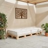 Canapé modulaire crème 70x70x36 tissu 535505535505